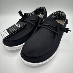 Hey Dude Wendy Basic Shoes Women's Size 6 Black Slip On Loafers Lightweight NWT